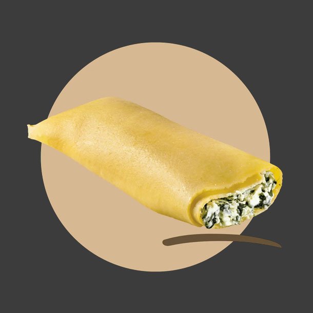 Cannelloni med Ricotta og Spinaci 3kg.
