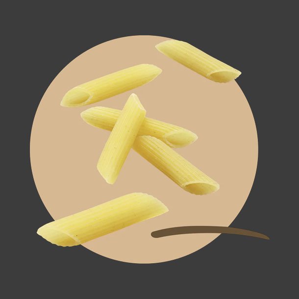 Penne Rigate Precotte 1kg.