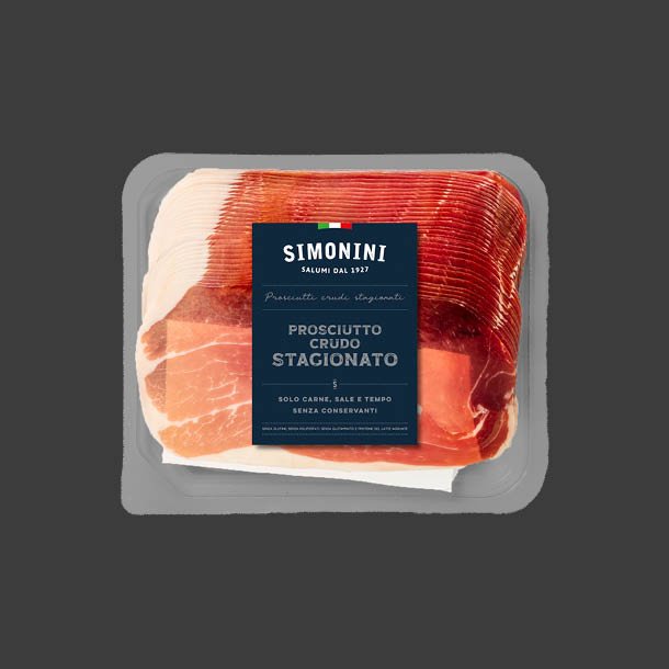Lufttrret Skinke i Skiver PROSCIUTTO 500g. 