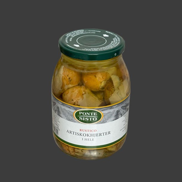 Artiskokhjerter i Hele RUSTICO 980g.