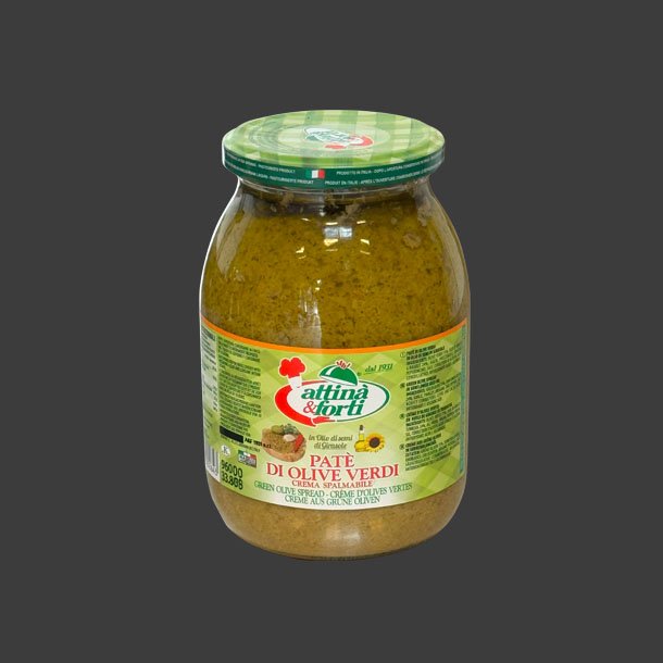 Tapenade af Grnne Oliven 960g.