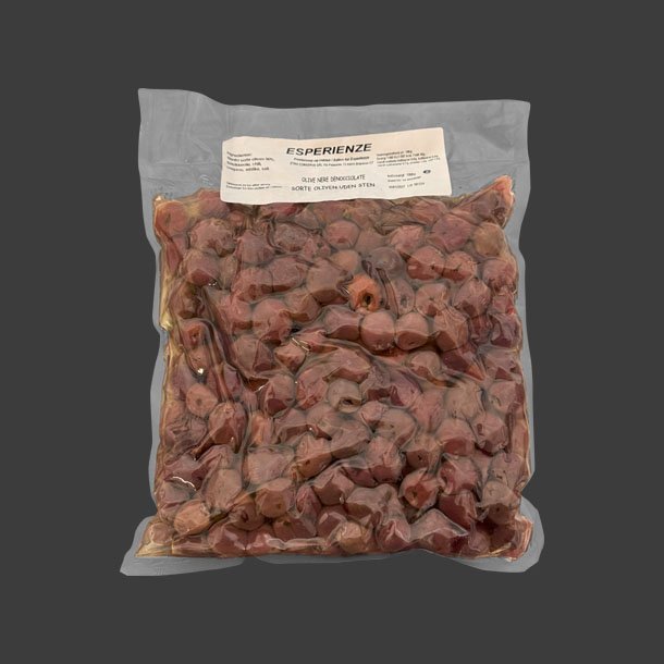 Sicilienske Sorte Oliven uden Sten 1kg.