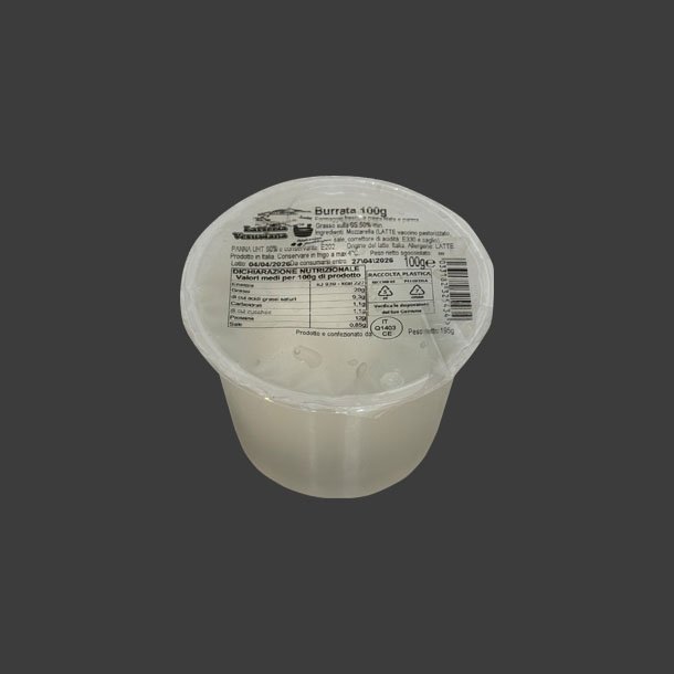 Burrata 100g. fra Latteria Vesuviana
