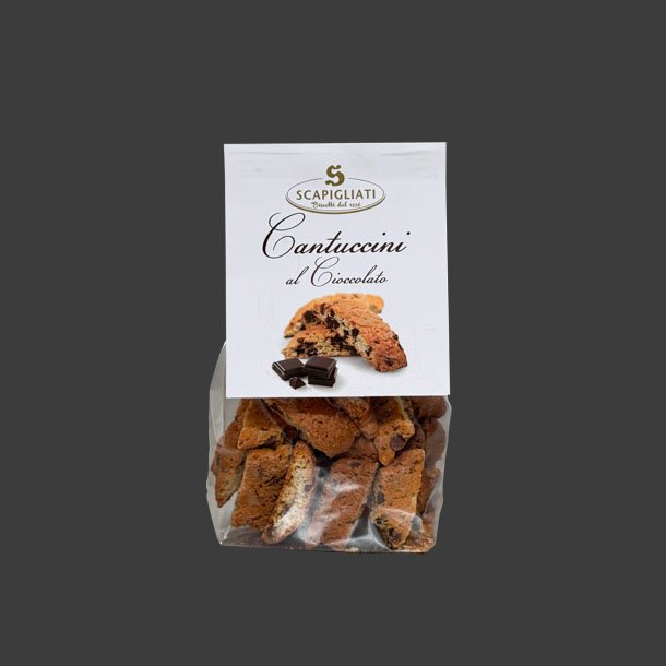 Cantuccini med Chokolade 150g.