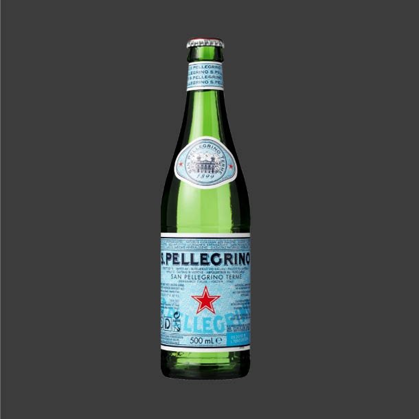 San Pellegrino Vand m/Brus (GLAS) 24x0,5l.