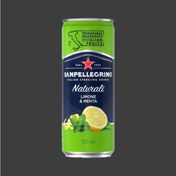 San Pellegrino Limone &amp; Menta 24x0,33l.