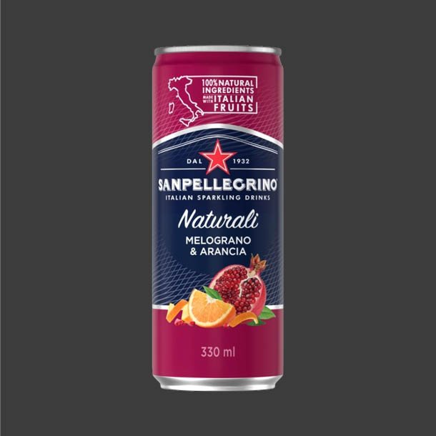 San Pellegrino Melograno &amp; Arancia 24x0,33l.