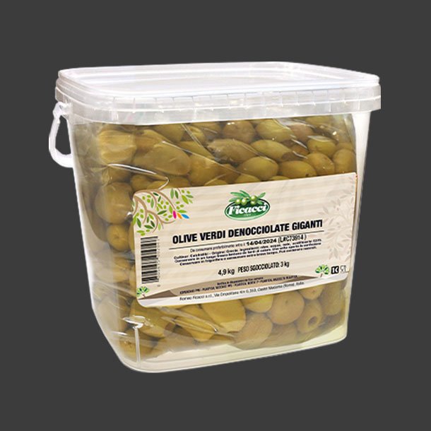 Green Giant Oliven u/Sten 3kg.